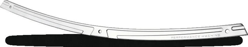 Performance Machine  Windscreen Trim Scallop - Chrome - Side View