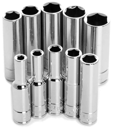Performance Tool 10PC 1/4" DR 6PT MET DW SKT SET W36400