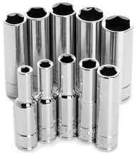 Load image into Gallery viewer, Performance Tool 10PC 1/4" DR 6PT MET DW SKT SET W36400