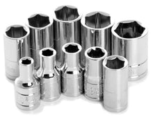 Load image into Gallery viewer, Performance Tool 10PC 1/4" DR 6PT MET SOCKET SET W36202