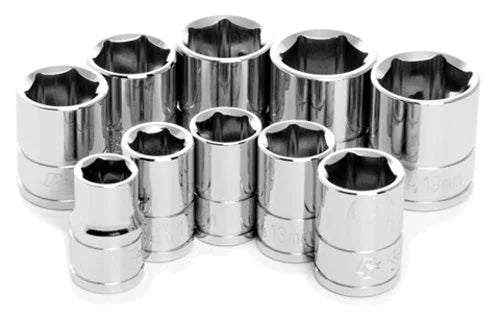 Performance Tool 10PC 3/8" DR MET SOCKET SET W38202