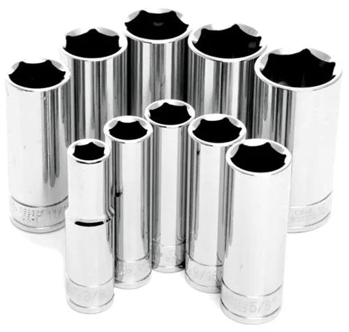 Performance Tool 10PC 3/8" DR SAE DW SOCKET SET W38300