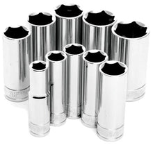 Load image into Gallery viewer, Performance Tool 10PC 3/8" DR SAE DW SOCKET SET W38300