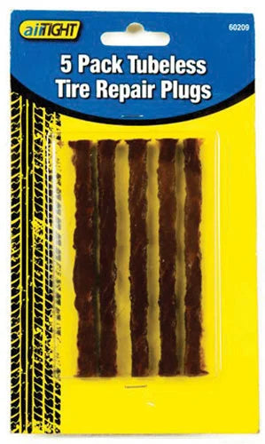 Performance Tool 5 PACK,TUBELESS TIRE REP PLG 60209