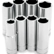 Load image into Gallery viewer, Performance Tool 8PC 1/2" DR SAE DW SOCKET SET W32300 - Side View