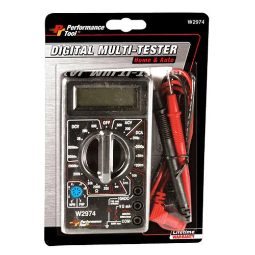 Performance Tool PERFORMANCE TOOL DIGITAL MULTI-TESTER W2974 - Main Product View