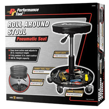 Load image into Gallery viewer, Performance Tool ROLL AROUND STOOL W85008 - Side View