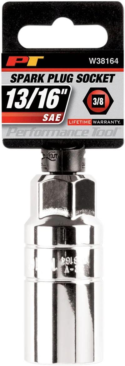 Performance Tool Socket - Spark/Plug - 13/16" W38164 - Side View