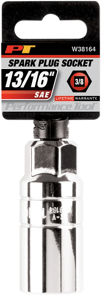 Performance Tool Socket - Spark/Plug - 13/16" W38164 - Side View
