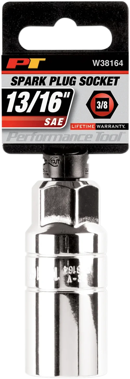 Performance Tool Socket - Spark/Plug - 13/16" W38164 - Side View