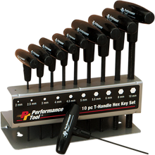 Load image into Gallery viewer, Performance Tool T-Handle Hex Set - 10-Pieces