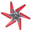 Load image into Gallery viewer, Perma-Cool Flex Fan Aluminum 18in Black Center/Red Blades 83182