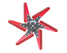 Load image into Gallery viewer, Perma-Cool Flex Fan Aluminum 18in Black Center/Red Blades 83182