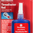 Load image into Gallery viewer, Permatex 271 Threadlocker - Red - 1.22 U.S. fl oz. - Main Product View