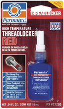 Load image into Gallery viewer, Permatex Hi Temp Threadlocker 10ml - Red 27200