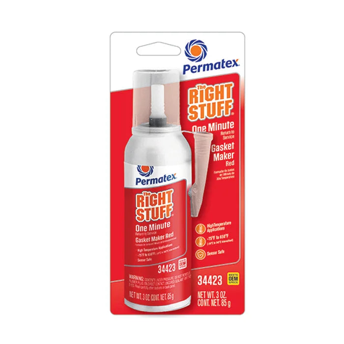 Permatex Right Stuff 1 Minute Red 3oz Can 34423