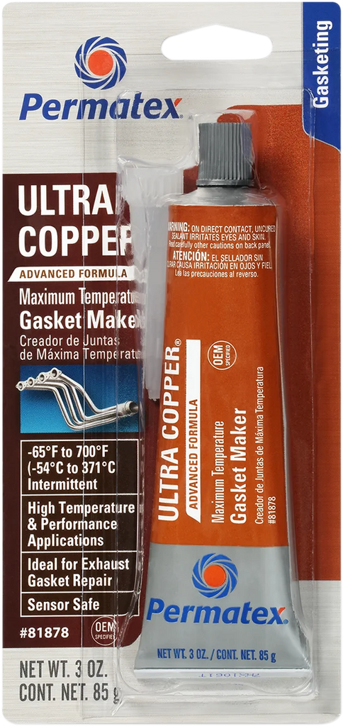 Permatex Silicone Gasket Maker - 3 oz. net wt. 81878