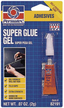 Load image into Gallery viewer, Permatex Super Glue Gel 2 Grams 82191