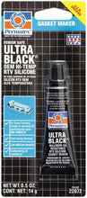Load image into Gallery viewer, Permatex Ultra Black Hi-Temp RTV Silicone 0.5oz. 22072