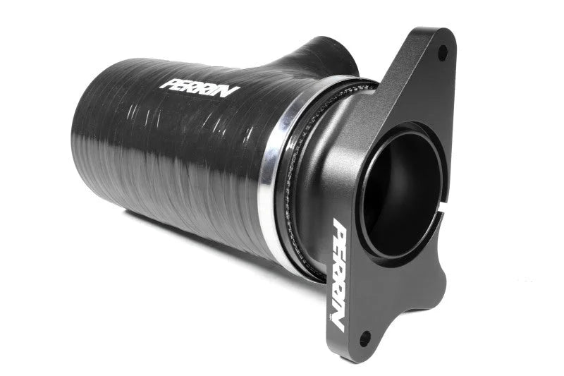 Perrin 22-25 Subaru WRX Short Type Turbo Inlet Hose - Black - Side View