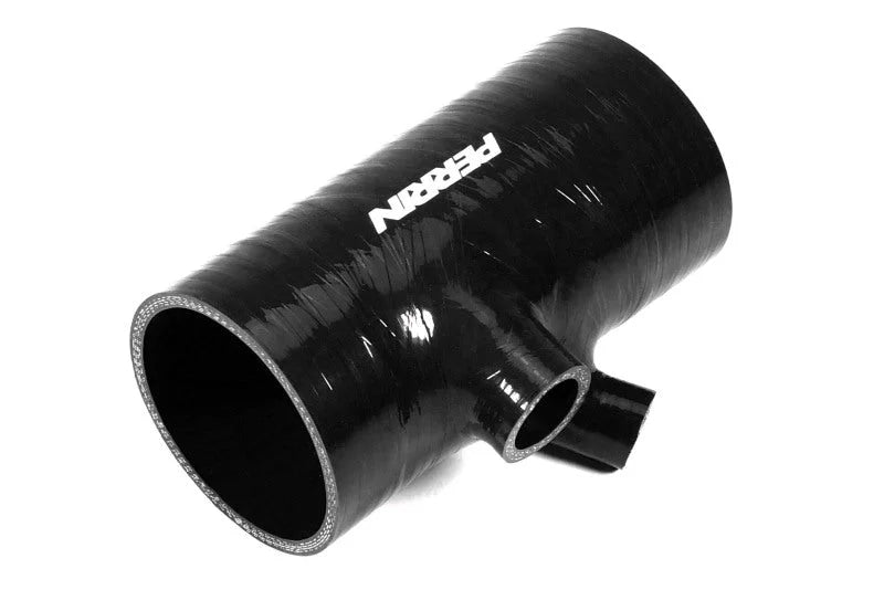 Perrin 22-25 Subaru WRX Short Type Turbo Inlet Hose - Black - Back View