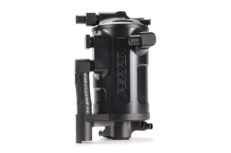 Perrin Performance Air Oil Separator - Black fits 2020-2025 Subaru Outback XT / Legacy XT - Side View