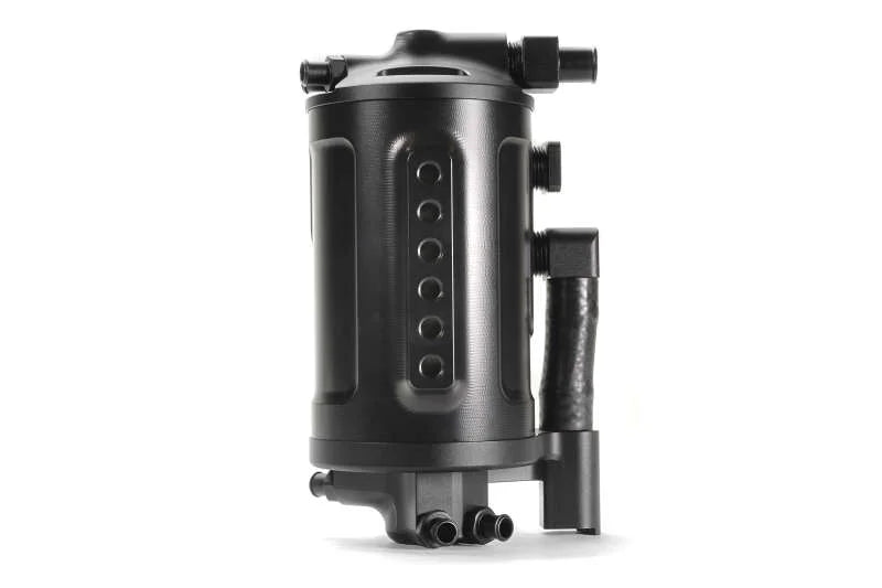 Perrin Performance Air Oil Separator - Black fits 2020-2025 Subaru Outback XT / Legacy XT - Back View