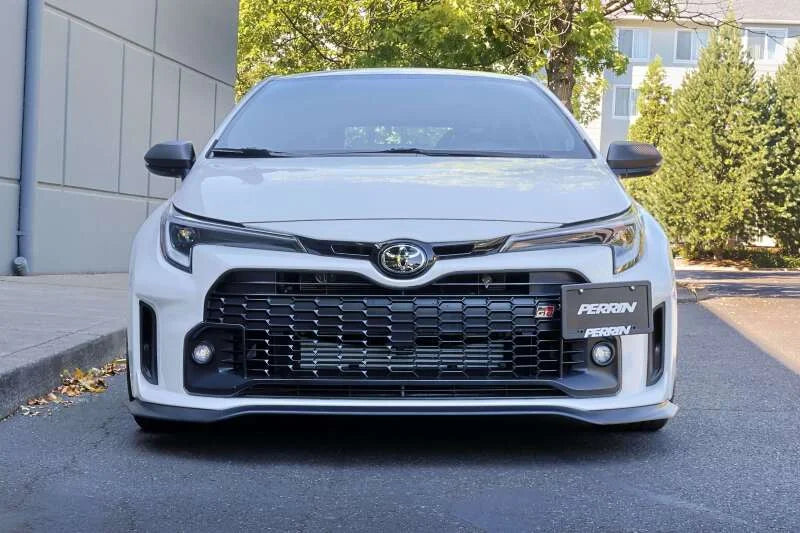 Perrin Performance License Plate Relocation Kit fits 2025+ Toyota GR Corolla - Side View