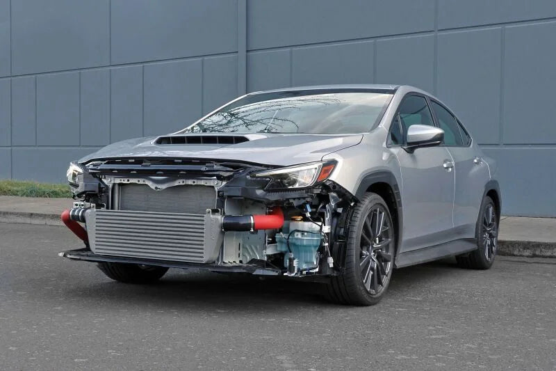 Perrin Performance Standard Size Front Mount Intercooler Core - Installation View