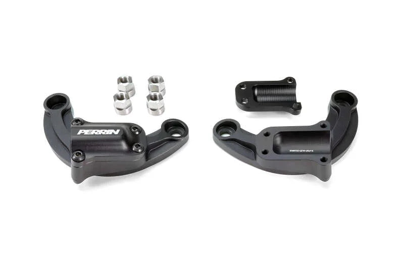 Perrin Performance Strut Brace - Carbon Fiber fits 2022-2025 Subaru WRX - Back View