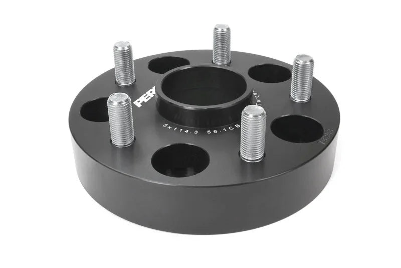 Perrin Subaru 30mm Wheel Spacers 5x114.3 BP w/56mm Hub - Black - Additional View 8