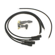 Load image into Gallery viewer, Pertronix 7mm Spark Plug Set Univ. British 4-Cylinder Black 704180