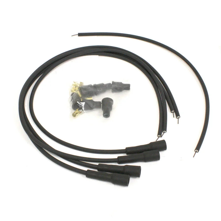 Pertronix 7mm Spark Plug Set Univ. British 4-Cylinder Black 704180
