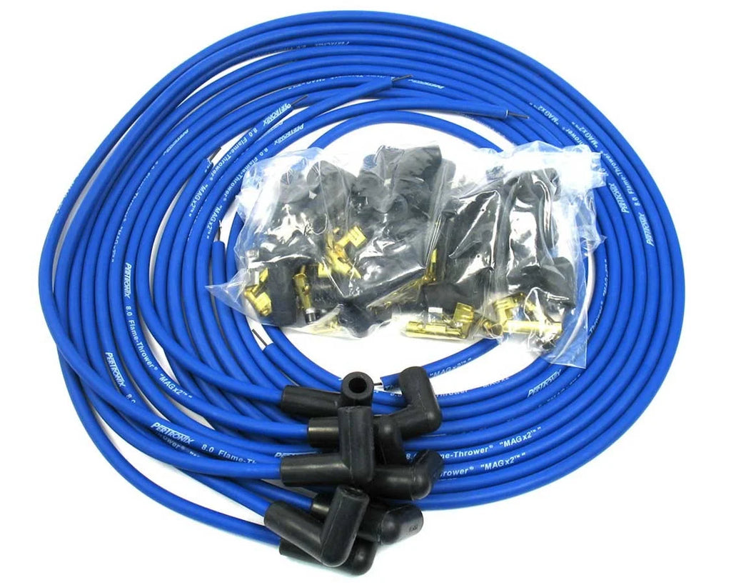 Pertronix 8MM Universal Wire Set - Blue 808390