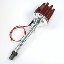 Load image into Gallery viewer, Pertronix Billet Dist. w/ Red Cap D100801 fits SBC / BBC