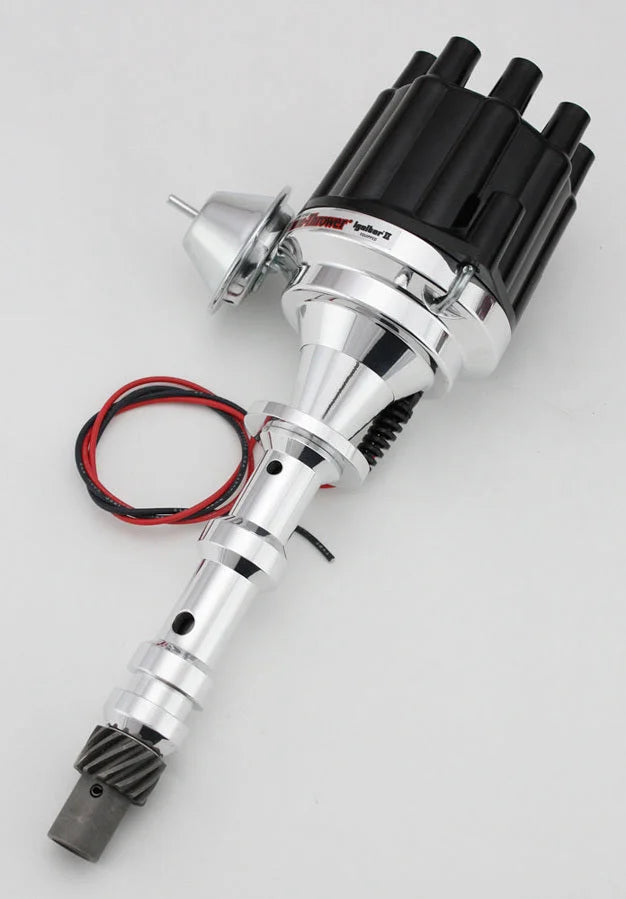 Pertronix Billet Dist. w/Black Cap D101700 fits Chevy 348/409