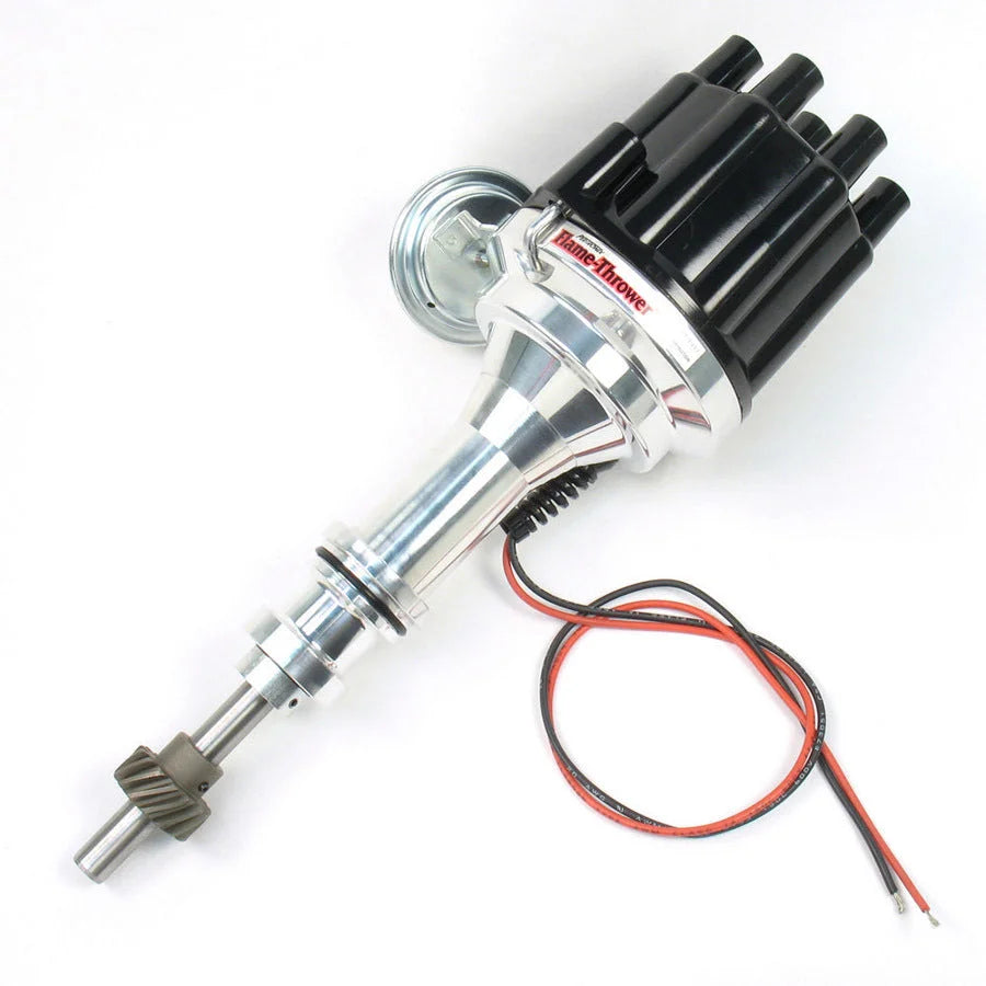Pertronix Billet Dist. w/Blk Cap D131700 fits SBF 351W