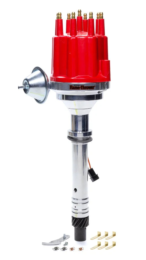 Pertronix Billet Distributor - Red Male Cap D300711 fits Chevy V8