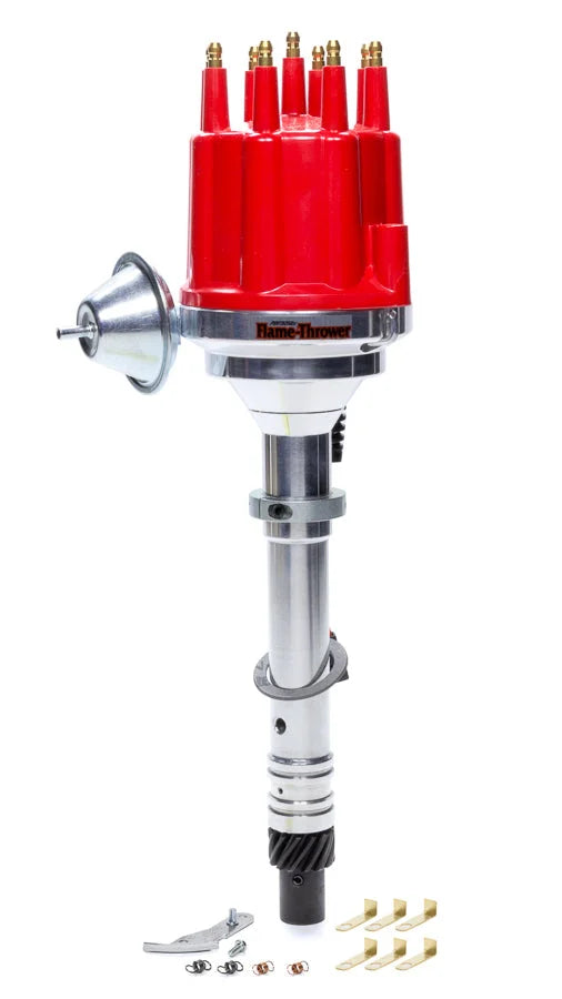 Pertronix Billet Distributor - Red Male Cap D305711 fits Chevy V8