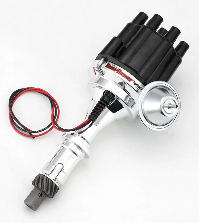Pertronix Billet Distributor w/Black Cap D120700 fits Pontiac V8