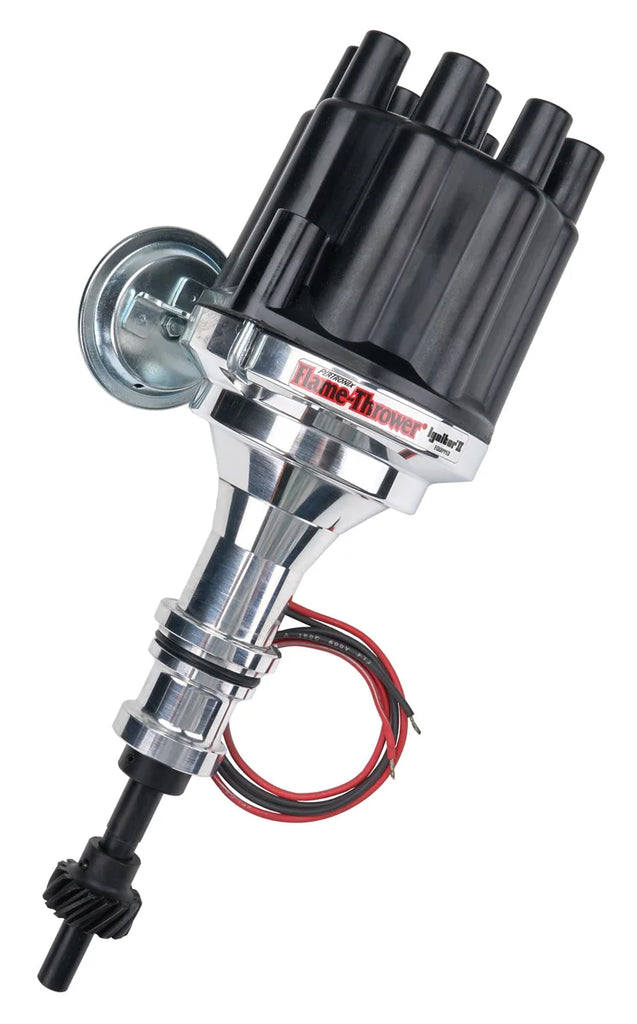 Pertronix Billet Distributor w/Black Cap D130700 fits SBF