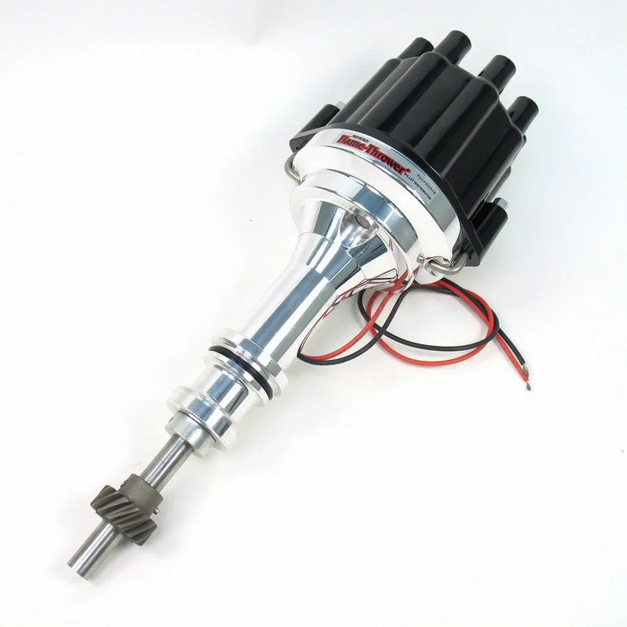 Pertronix Billet Marine Dist. w/Black Cap D231800 fits SBF 351W
