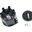Load image into Gallery viewer, Pertronix Cap &amp; Rotor Kit, PTx 6 cyl Billet, black D606700 - Main Product View