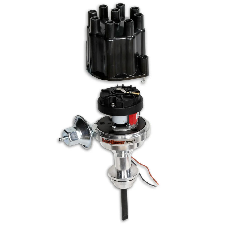 Pertronix Dist Billet Chrysler 331, 354 Hemi black cap D145700 - Installation View