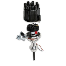 Load image into Gallery viewer, Pertronix Dist Billet Chrysler 331, 354 Hemi black cap D145700 - Installation View
