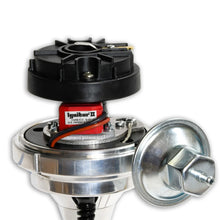 Load image into Gallery viewer, Pertronix Dist Billet Ford Y-Block black cap D135700 - Back View