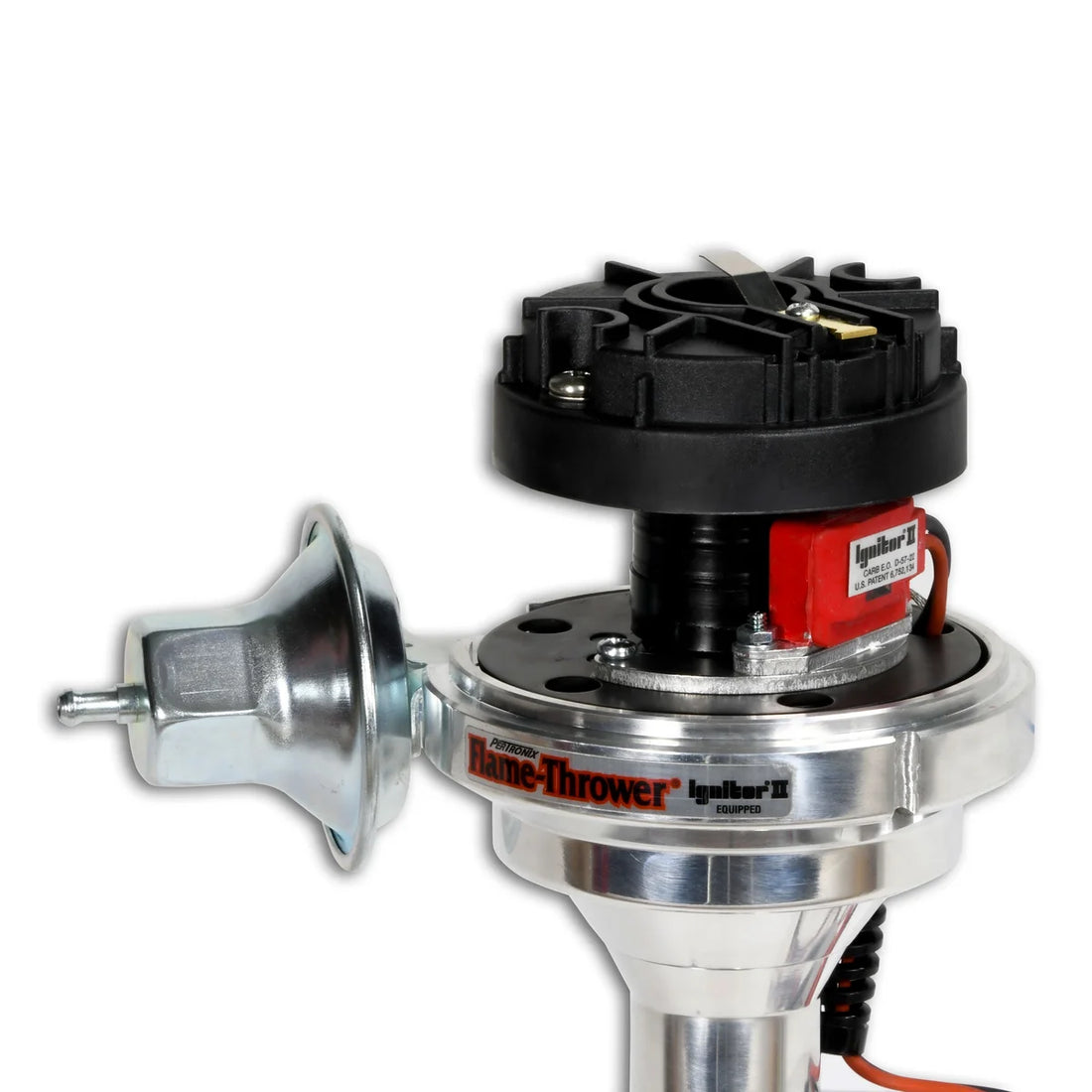 Pertronix Dist Billet GM L6 216,235,261& Toyota F, 2F Vac Blk Cap D109700 - Back View