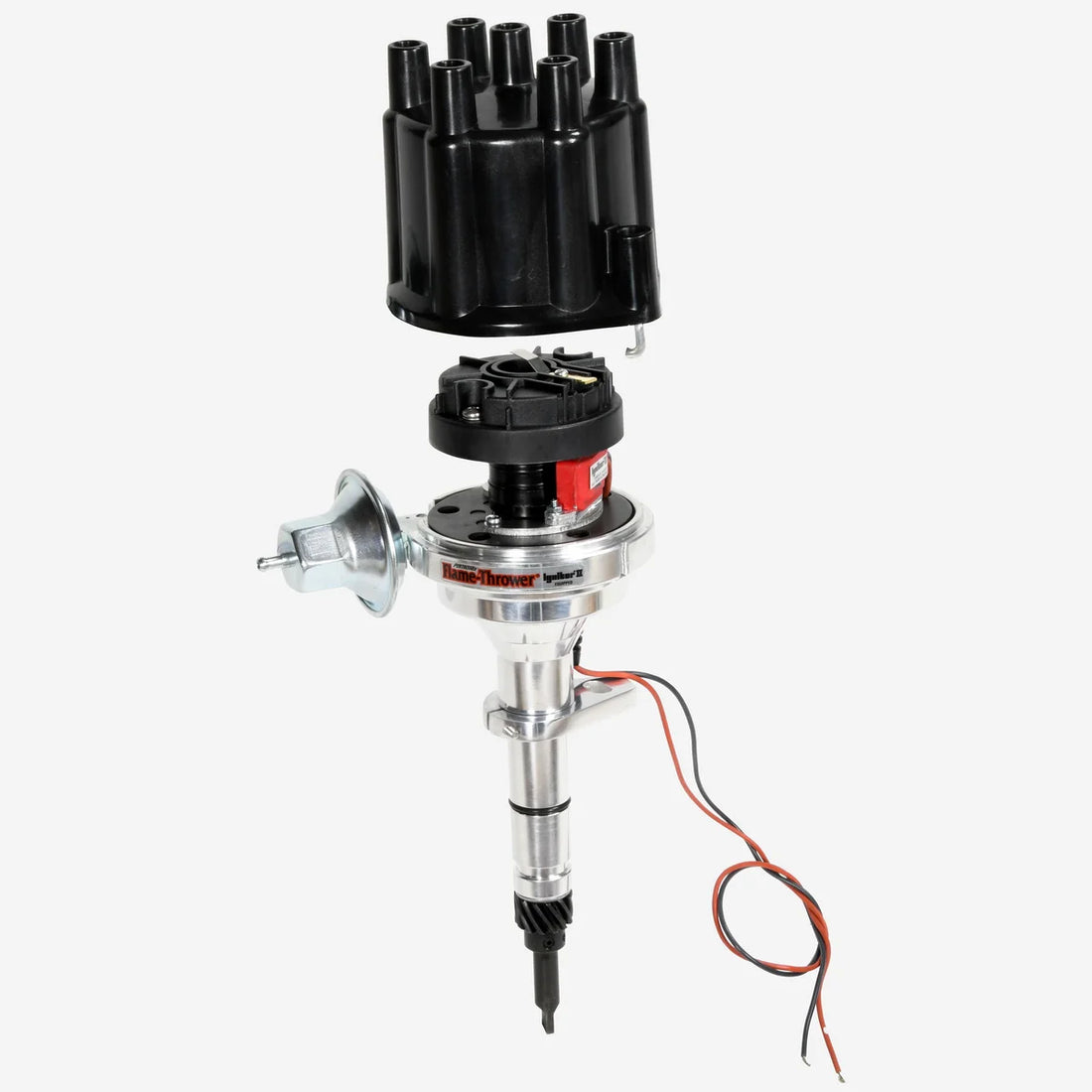 Pertronix Dist Billet GM L6 216,235,261& Toyota F, 2F Vac Blk Cap D109700 - Installation View
