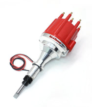 Load image into Gallery viewer, Pertronix Dist Billet GM L6 Non/Vac Red Male Cap D106811 - Main Product View