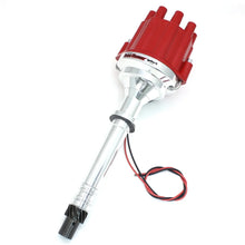 Load image into Gallery viewer, Pertronix Dist Billet Marine Chevy Rev Rotation Eng, red cap D209801 - Main Product View